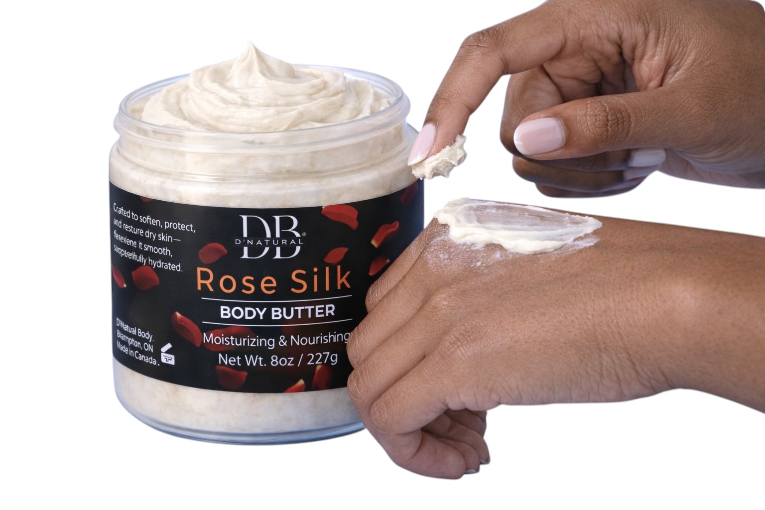 Rose Silk Body Butter texture