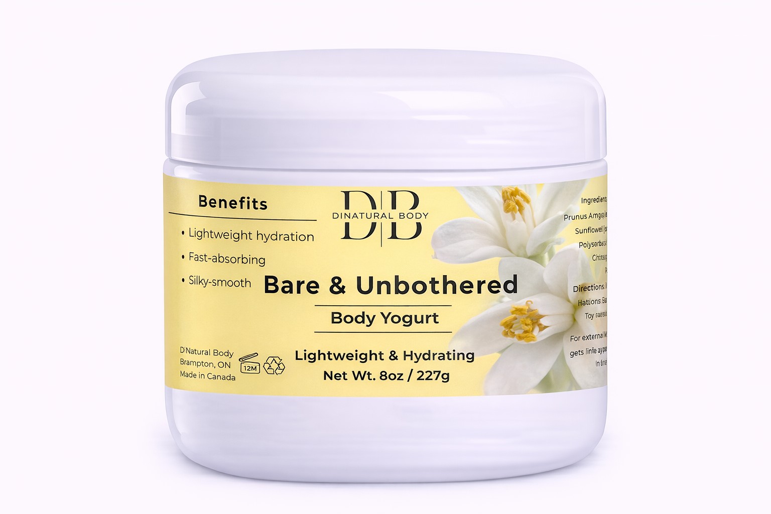 Bare & Unbothered Body Yogurt