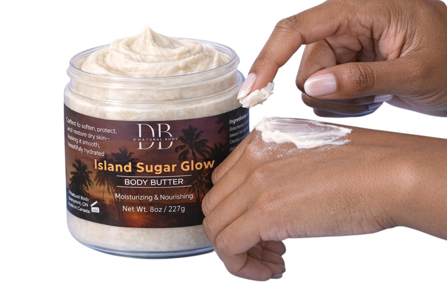 Island Sugar Glow Body Butter texture