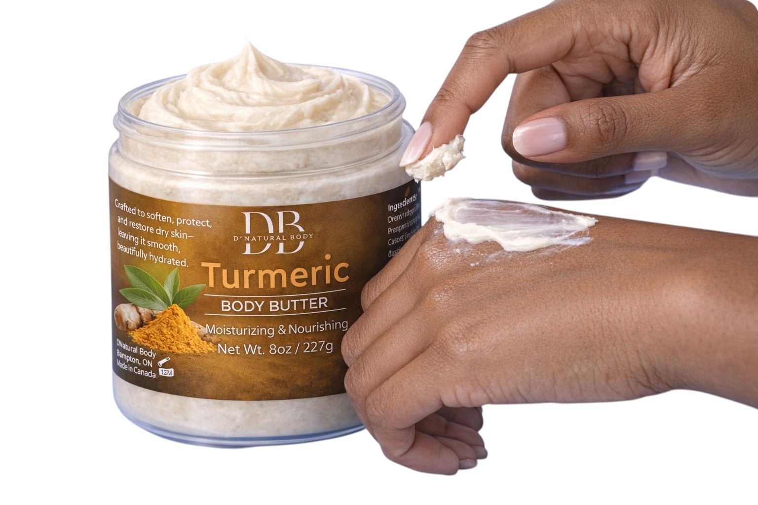 Turmeric Brightening Body Butter texture